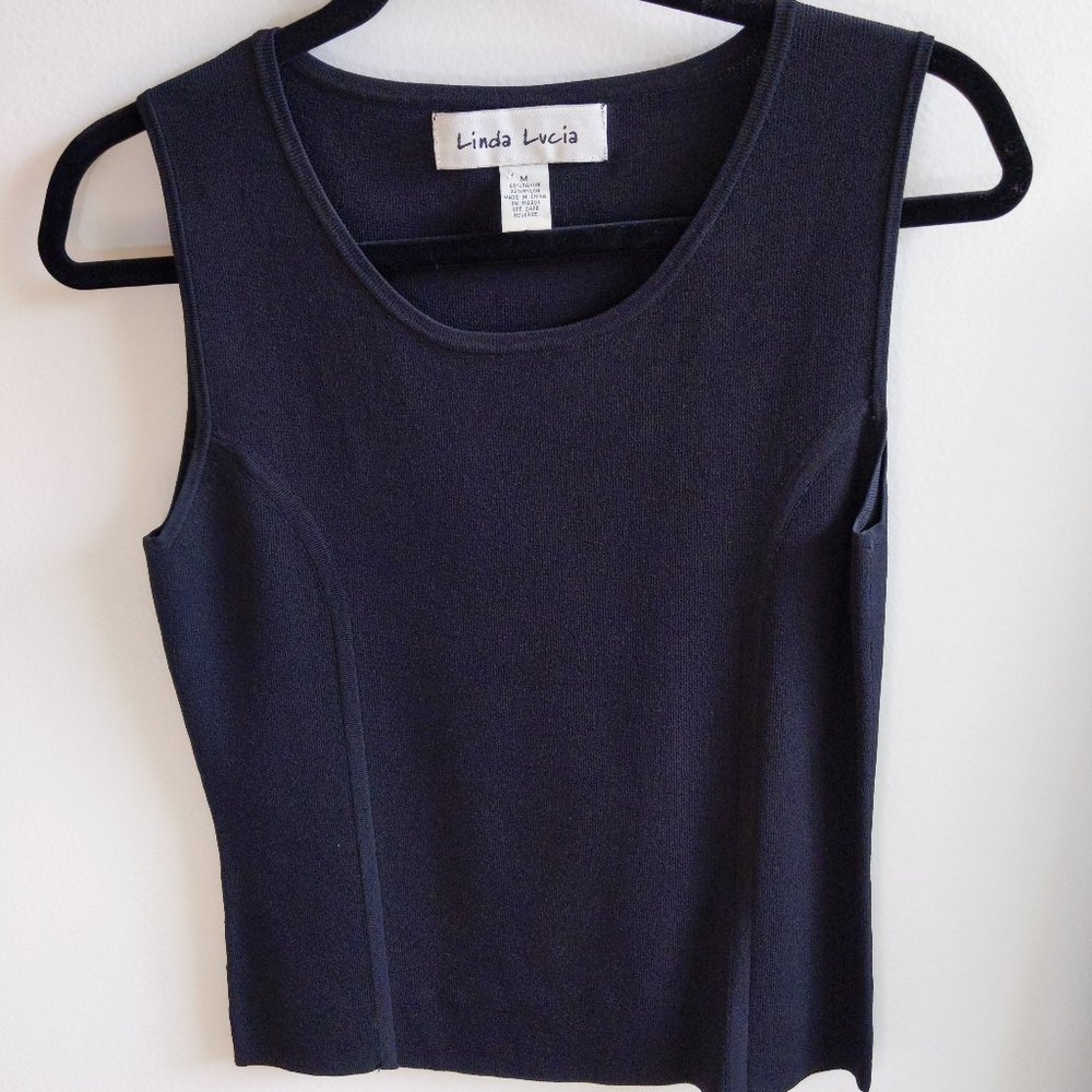 Linda Lucia Black Top